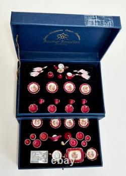Dolls house miniature 112 porcelain dinner service by REUTTER PORCELAIN