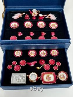 Dolls house miniature 112 porcelain dinner service by REUTTER PORCELAIN