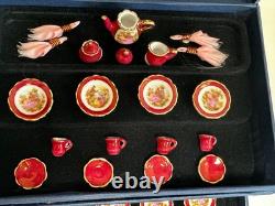 Dolls house miniature 112 porcelain dinner service by REUTTER PORCELAIN