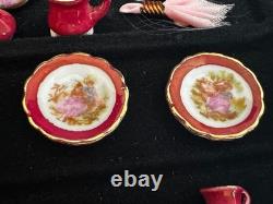 Dolls house miniature 112 porcelain dinner service by REUTTER PORCELAIN