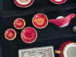 Dolls house miniature 112 porcelain dinner service by REUTTER PORCELAIN