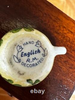 Dolls house miniature 112 porcelain teapots x 4 by RACHEL MUNDAY