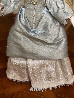 Dolls house miniature 112 pretty Stuart lady doll by JILL BENNETT