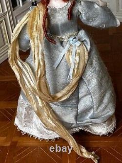 Dolls house miniature 112 pretty Stuart lady doll by JILL BENNETT