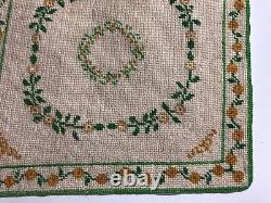 Dolls house miniature 112 pretty needlepoint rug 160 mm x 160 mm