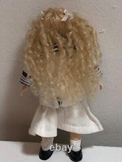 Dolls house miniature 112 sailor suit boy + girl dolls by HEIDI OTT