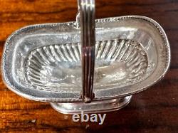 Dolls house miniature 112 silver 925 cake basket by ROYAL TUNBRIDGE WELLS MINS