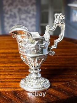 Dolls house miniature 112 silver 925 ewer by ROYAL TUNBRIDGE WELLS MINS