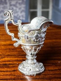 Dolls house miniature 112 silver 925 ewer by ROYAL TUNBRIDGE WELLS MINS