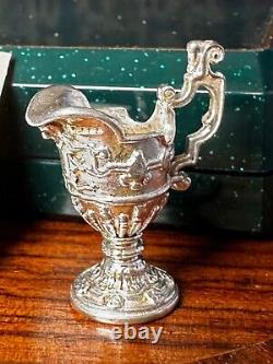 Dolls house miniature 112 silver 925 ewer by ROYAL TUNBRIDGE WELLS MINS