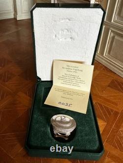 Dolls house miniature 112 silver 925 tea caddy by TUNBRIDGE WELLS MINIATURES