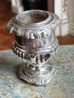 Dolls house miniature 112 silver 925 wine cooler by TUNBRIDGE WELLS MINIATURES