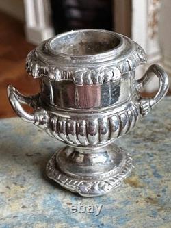 Dolls house miniature 112 silver 925 wine cooler by TUNBRIDGE WELLS MINIATURES