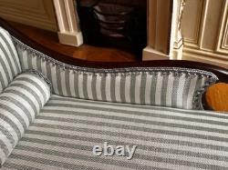 Dolls house miniature 112 vintage ARTISAN chaise longue by DAVID BOOTH