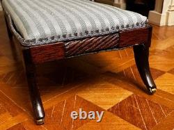 Dolls house miniature 112 vintage ARTISAN chaise longue by DAVID BOOTH