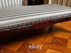 Dolls house miniature 112 vintage ARTISAN chaise longue by DAVID BOOTH