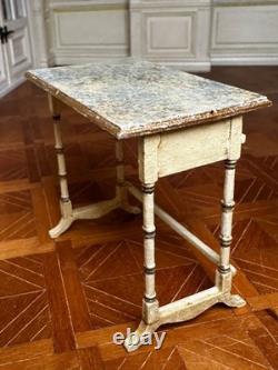 Dolls house miniature 112 vintage ARTISAN nest of tables by HELEN O'KEEFE