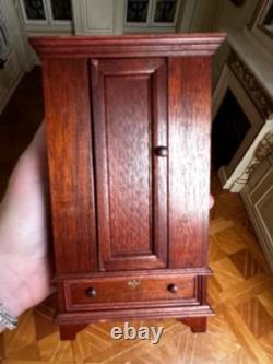 Dolls house miniature 112 vintage ARTISAN wardrobe by SIMPLY VICTORIAN
