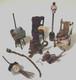 Dolls House Miniature 112 Witch Wizard Spooky Job Lot Dragon, Cat