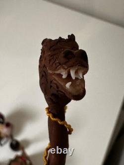 Dolls house miniature 112 witch wizard spooky job lot dragon, cat