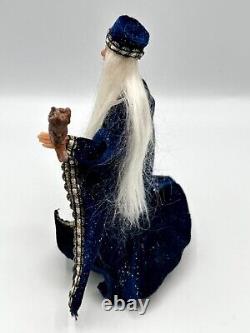 Dolls house miniature 112 wizard/Harry Potter's'Dumbledore' doll