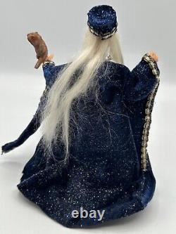 Dolls house miniature 112 wizard/Harry Potter's'Dumbledore' doll