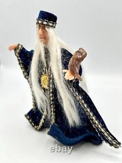 Dolls house miniature 112 wizard/Harry Potter's'Dumbledore' doll