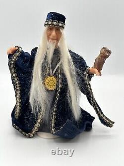 Dolls house miniature 112 wizard/Harry Potter's'Dumbledore' doll