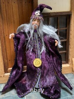 Dolls house miniature 112 wizard doll FULLY POSEABLE