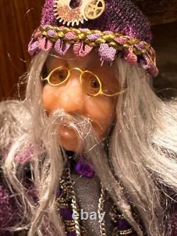 Dolls house miniature 112 wizard doll FULLY POSEABLE