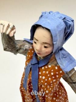 Dolls house miniature 124 ARTISAN stunning girl doll by PENNY THOMSON