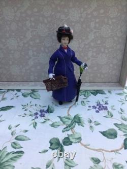 Dolls house miniature 12th scale Mary Poppins & Bert