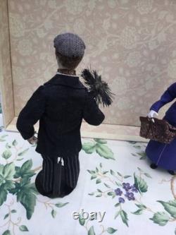 Dolls house miniature 12th scale Mary Poppins & Bert