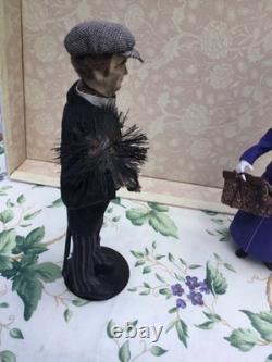 Dolls house miniature 12th scale Mary Poppins & Bert