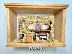 Dolls house miniature 148 ARTISAN rabbit warren diorama room box