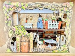 Dolls house miniature 148 ARTISAN rabbit warren diorama room box