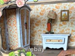 Dolls house miniature 148 ARTISAN rabbit warren diorama room box