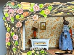 Dolls house miniature 148 ARTISAN rabbit warren diorama room box Dolls house miniature 148 ARTISAN rabbit warren diorama room box