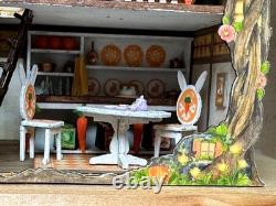 Dolls house miniature 148 ARTISAN rabbit warren diorama room box