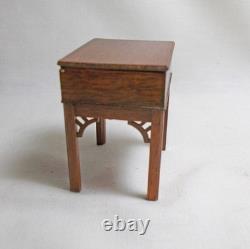 Dolls house miniature ARTISAN WORKING Music Box Table by Gerald Crawford