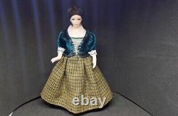 Dolls house miniature Artisan Doll 18th and 19th Century peasant lady doll