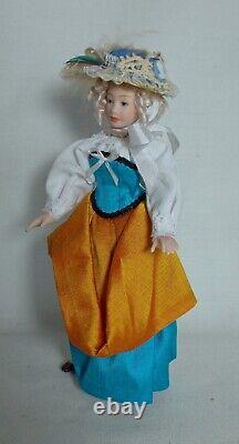 Dolls house miniature Artisan Doll Handmade Nell Gwyn in 17th century costume