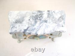 Dolls house miniature Maritza Moran Bombe Chest stunning handpainted