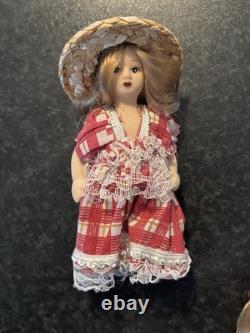 Dolls house miniature'Perfect little Angels' Porcelain girl dolls x 12