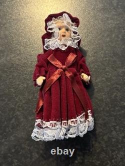 Dolls house miniature'Perfect little Angels' Porcelain girl dolls x 12