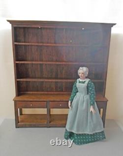 Dolls house miniature VERY LARGE HAND MADE WELSH DRESSER BY MATTHEW WESTON USA
