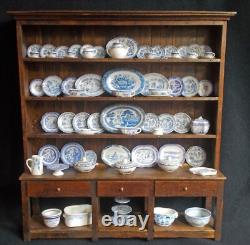 Dolls house miniature VERY LARGE HAND MADE WELSH DRESSER BY MATTHEW WESTON USA