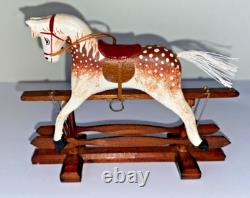 Dollshouse Miniature Artisan Chris Sturgess Lief Rocking Horse