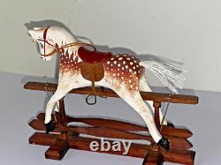 Dollshouse Miniature Artisan Chris Sturgess Lief Rocking Horse