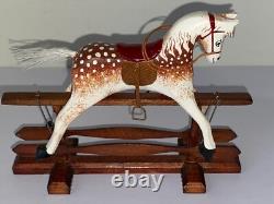 Dollshouse Miniature Artisan Chris Sturgess Lief Rocking Horse